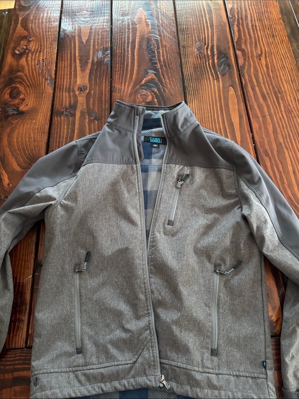 Cody James Men's Two-Tone Gray Softshell Jacket